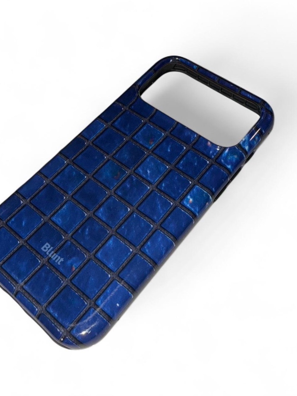 💙 Blunt Blue Mosaic iPhone 17 Pro Max Case
